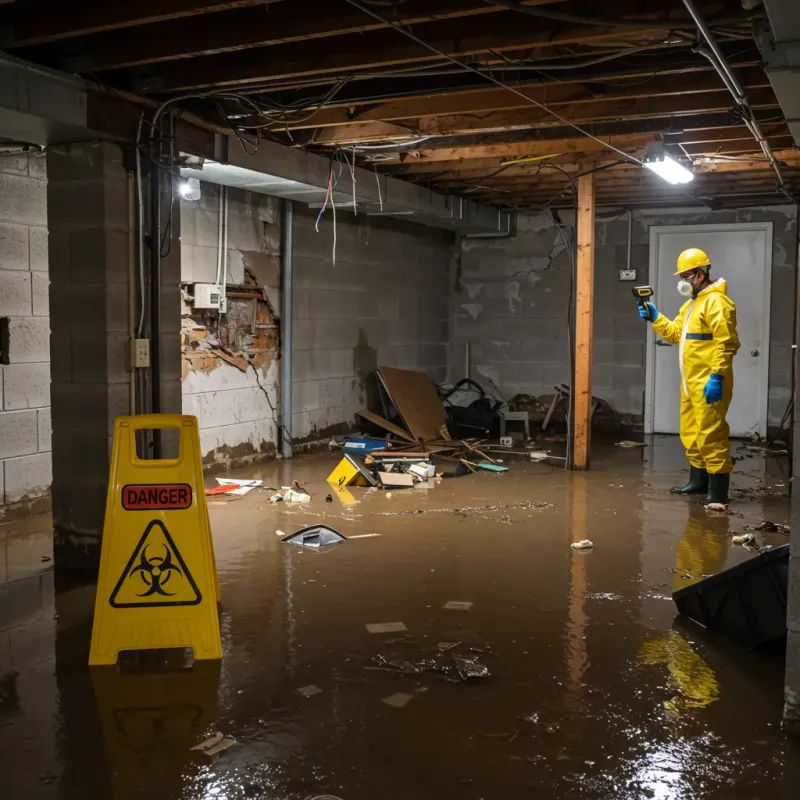 Flooded Basement Electrical Hazard in Danby, VT Property